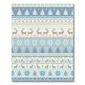 Winter Woodland Reindeer Fair Isle Rug