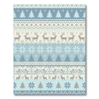 Winter Woodland Reindeer Fair Isle Rug
