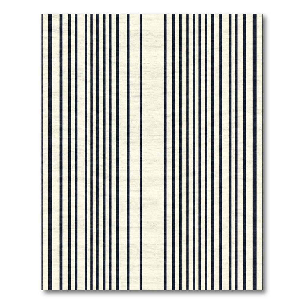 Minimalist Ivory Vertical Stripe Rug