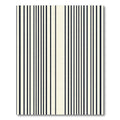Minimalist Ivory Vertical Stripe Rug
