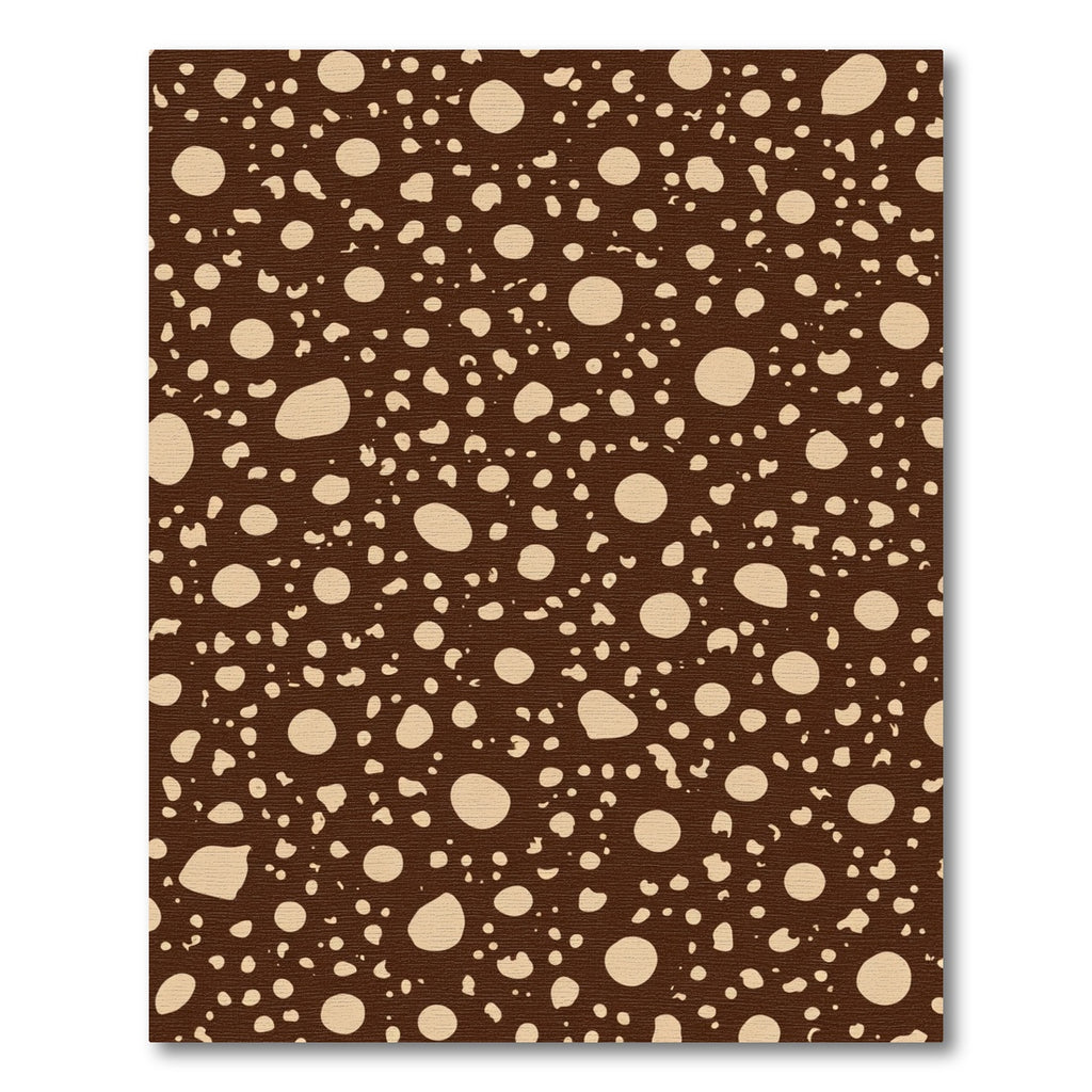 Brown Beige Speckled Scatter Rug