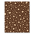 Brown Beige Speckled Scatter Rug
