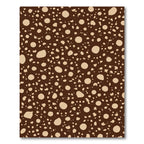 Brown Beige Speckled Scatter Rug