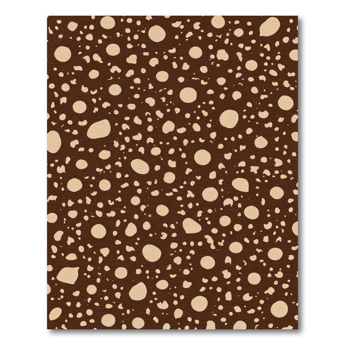 Brown Beige Speckled Scatter Rug