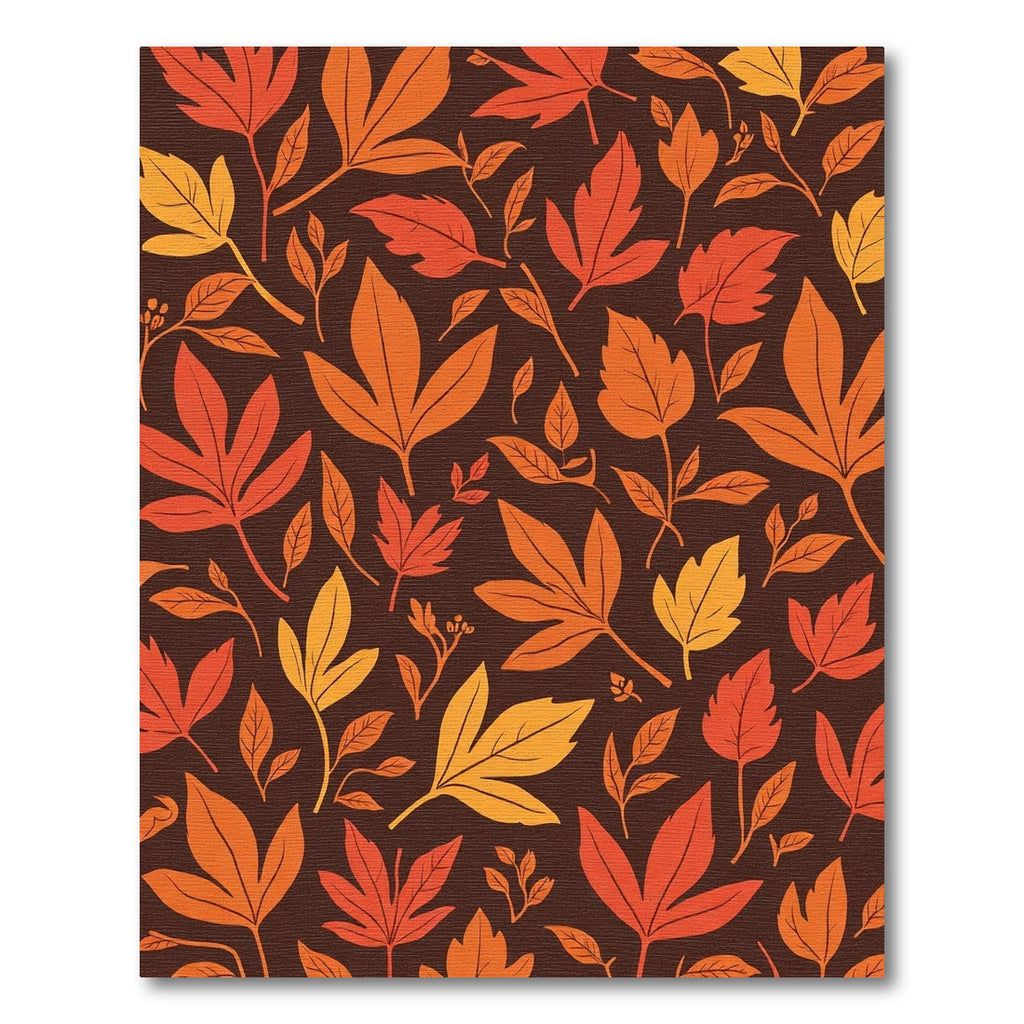 Autumn Leaves Fall Foliage Rug