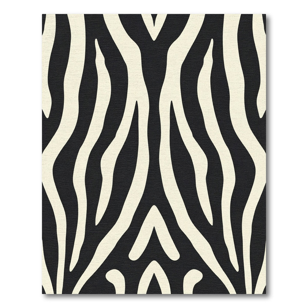 Bold Black Ivory Zebra Stripes Rug