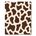 Brown Cream Abstract Patchwork Rug