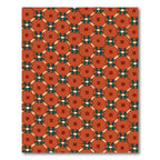 Terracotta Teal Star Lattice Rug