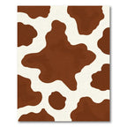 Brown White Irregular Spots Rug