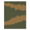 Forest Pine Trees Layers Rug