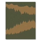 Forest Pine Trees Layers Rug