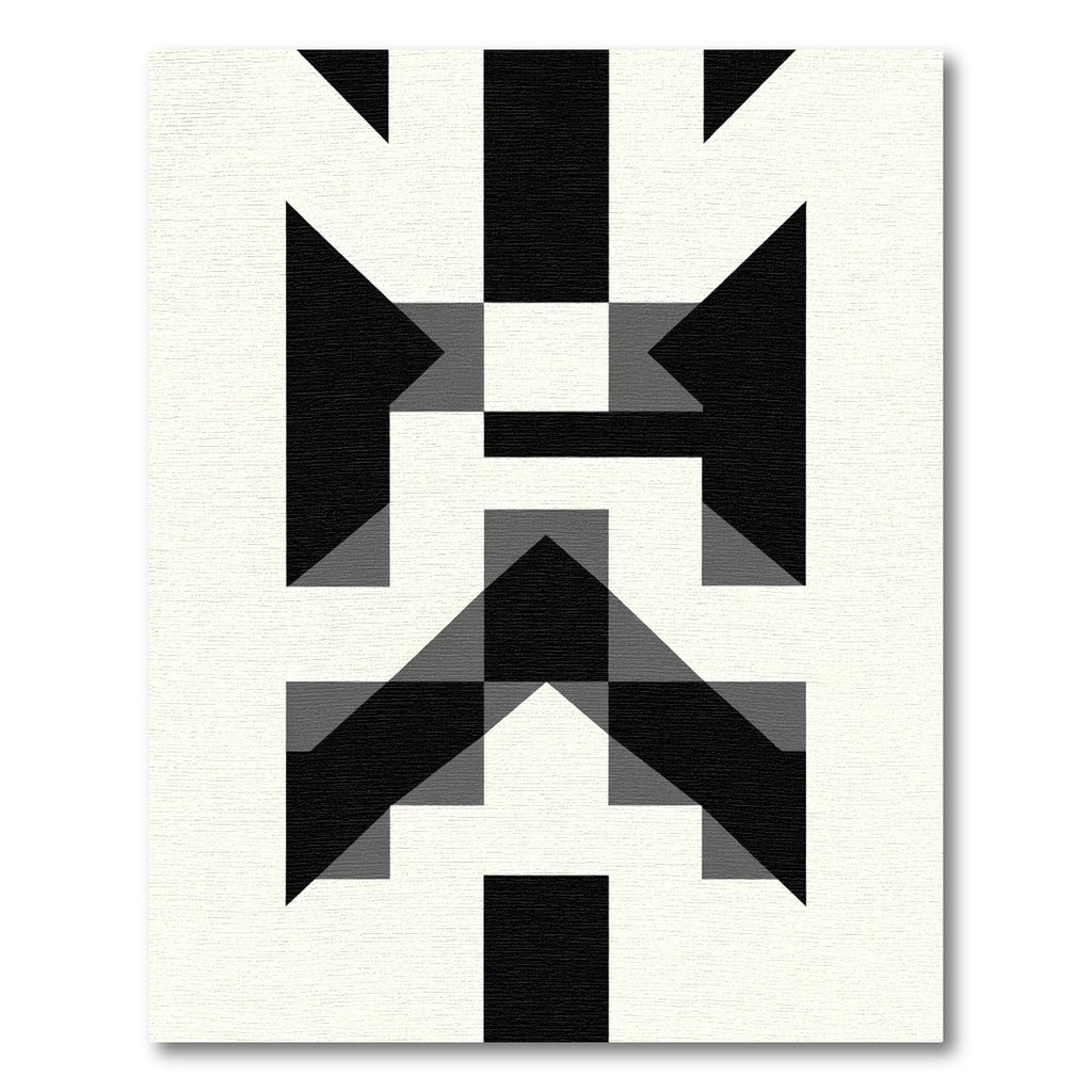 Monochromatic Geometric Abstract Rug