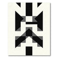Monochromatic Geometric Abstract Rug