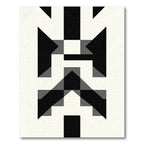 Monochromatic Geometric Abstract Rug
