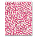 Hot Pink Abstract Spots Rug