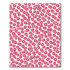 Hot Pink Abstract Spots Rug