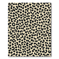 Cream Black Spotted Animal Print Rug