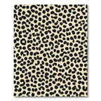 Cream Black Spotted Animal Print Rug