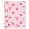 Pink Bow Cluster Repeated Rug