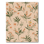 Orange Blossom Sprig Garden Rug