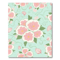 Sweet Pink Blossom Cluster Rug