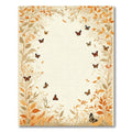 Autumn Meadow Butterfly Border Rug