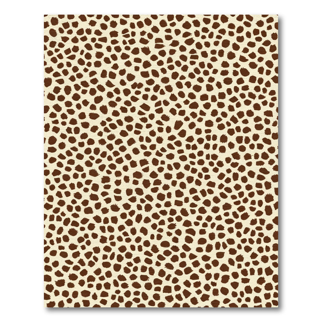 Brown Spotty Creamy Backdrop Rug