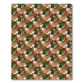 Earthy Floral Arrangement Textured Rug