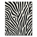 Monochrome Wavy Streak Abstract Rug