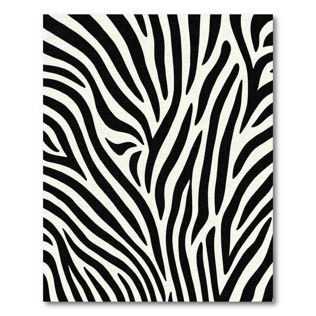 Monochrome Wavy Streak Abstract Rug