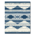 Indigo Stripe Mountain Arch Rug