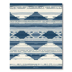 Indigo Stripe Mountain Arch Rug