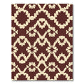 Crimson Floral Medallion Arrangement Rug