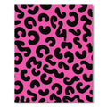 Bold Pink Leopard Spots Rug