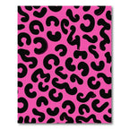 Bold Pink Leopard Spots Rug