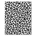 Monochrome Random Shape Collage Rug