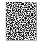 Monochrome Random Shape Collage Rug