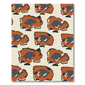 Terracotta Animal Spots Organic Shapes Rug