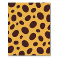 Amber Ocher Spotted Animal Print Rug