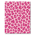 Hot Pink Abstract Blooms Rug