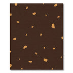 Brown Yellow Spotted Animal Hide Rug