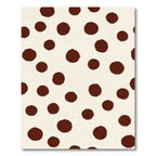 Chunky Polka Dot Cream Rug