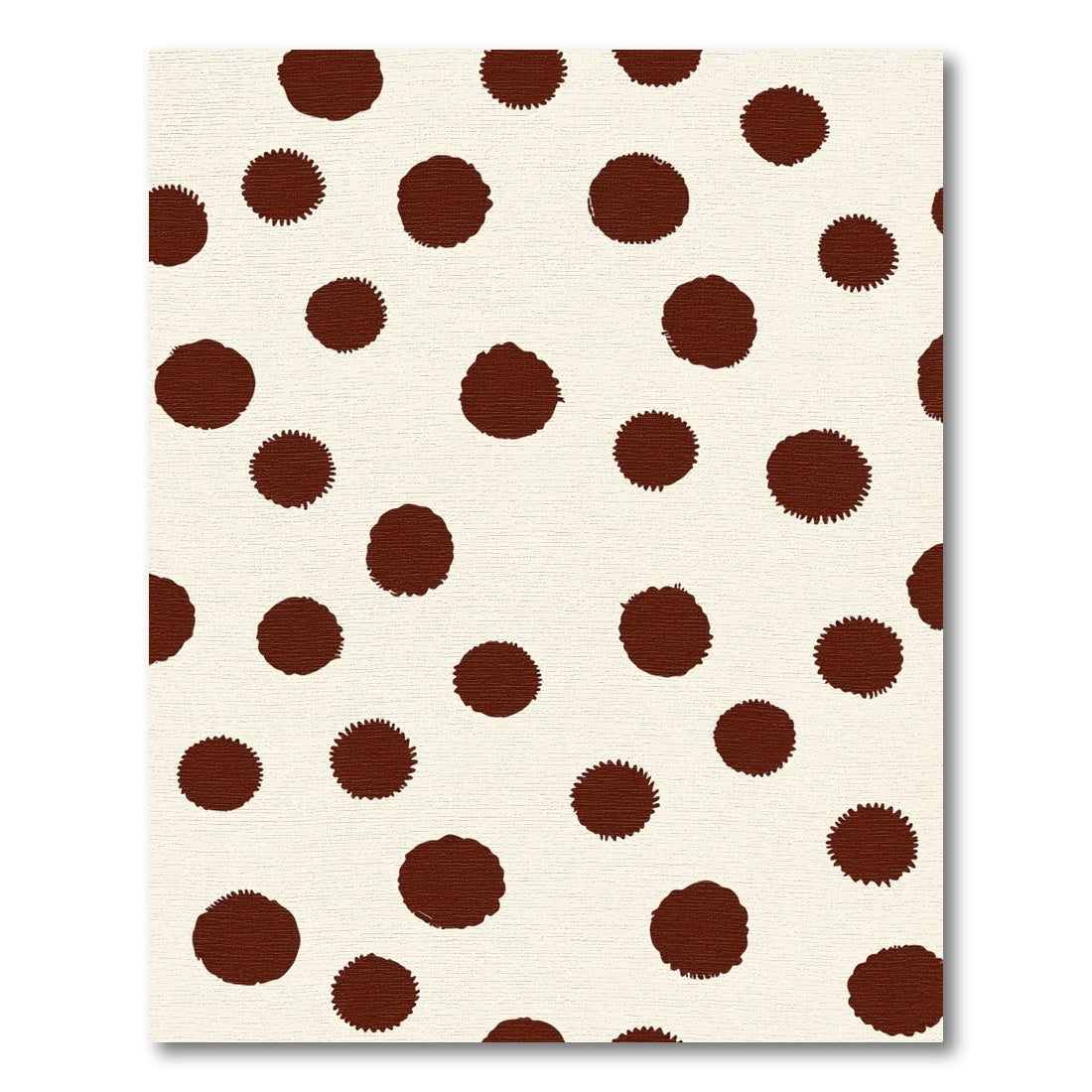 Chunky Polka Dot Cream Rug