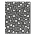 Gray and White Speckled Orb Arrangement Rug