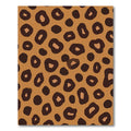 Bold Brown Leopard Spot Rug
