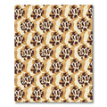 Golden Brown Camo Abstract Repeat Rug