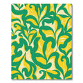 Bold Green Yellow Tropical Foliage Rug