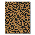 Brown Black Leopard Spot Arrangement Rug