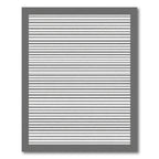 Neutral Gradient Thin Stripe Rug
