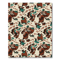Retro Abstract Woodland Creature Rug